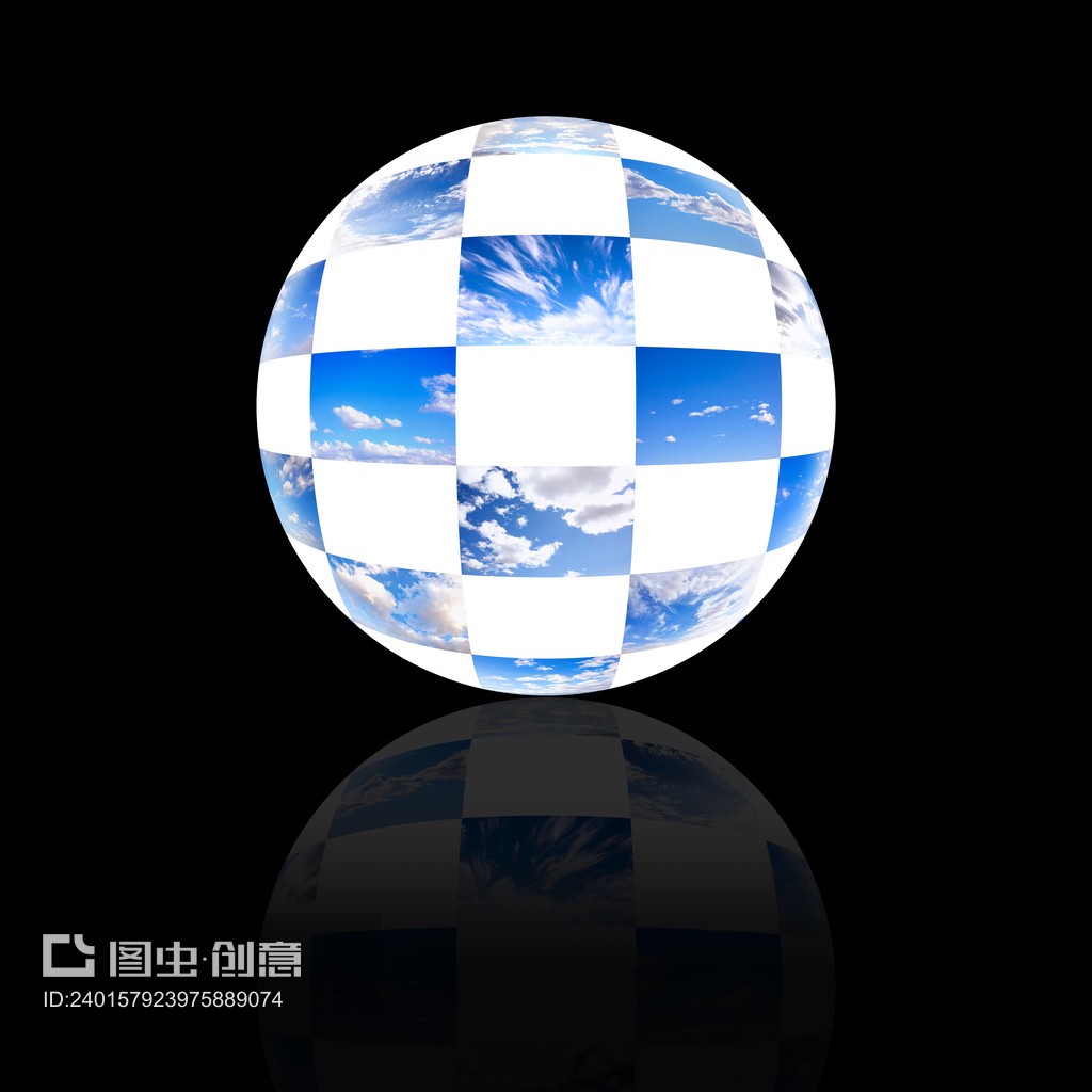 地球上多云的天空集合——創信云